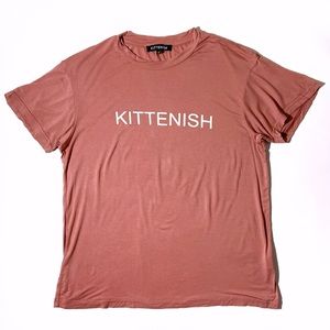 Kittenish logo tee